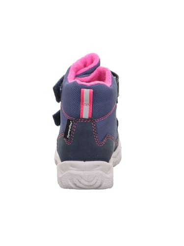 Girl's Modern Snow Boot, Blue Pink 8010, 11 UK Child Wide3