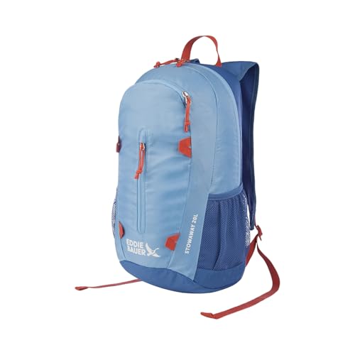 Image of Eddie Bauer Stowaway Packable Backpack | Travel | Outdoor | Lightweight | Foldable | Durable | Ripstop Polyester | 20L - Coast Blue