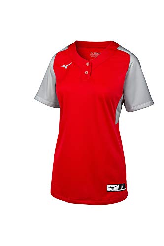Image of Mizuno Aerolite 2-Button Fastpitch Fastpitch Softball Jersey