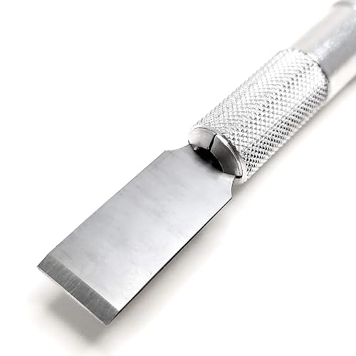 Excel Blades #18 Wood Chisel Blades – 1/2" High Carbon Steel Replacement Blades (100-Pack) – Fits K2, K5, K6 Handles – Precision Carving, Shaving, and Crafting – Made in USA