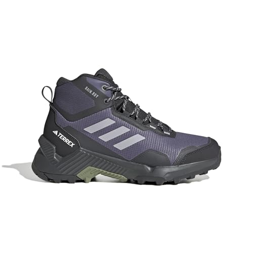 adidas Damen Eastrail 2.0 Mid RAIN.RDY Hiking Waterproof Shoes, Preloved Violet/Glory Grey/Tent Green, 40 EU