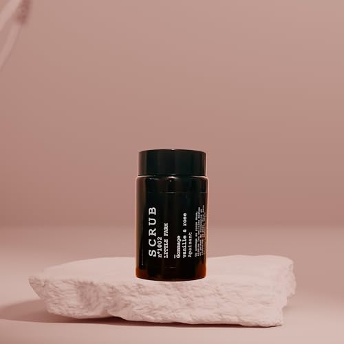 Scrub gommage vanille rose soin exfoliant corps anti-peau sèche
