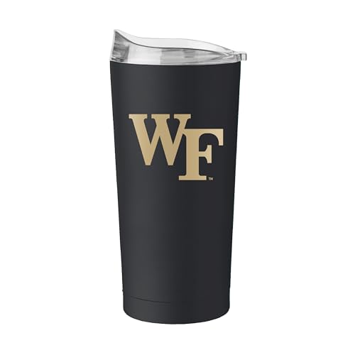 Image of Logo Brands NCAA 20 oz Powder Coat Stainless Tumbler -Double-Wall Insulated Everday Tumbler for Hot or Cold Drinks, High Lip Lid, Team Color