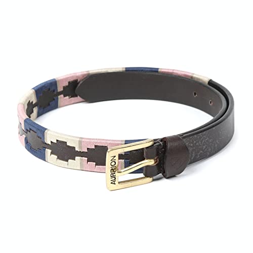 Shires Adults Drover Polo Belt Turquoise/Red/Orange/Blue 32"3