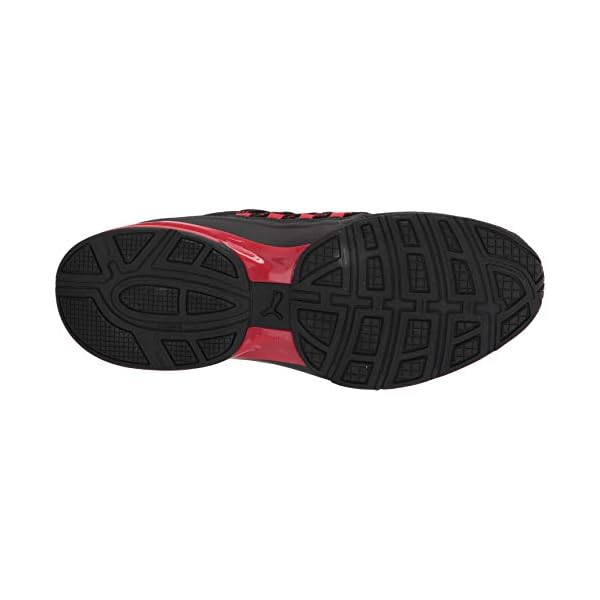 PUMA Unisex-Adult Axelion Cross-Trainer, Checkered Black-high Risk Red, 11.5 - Image 5