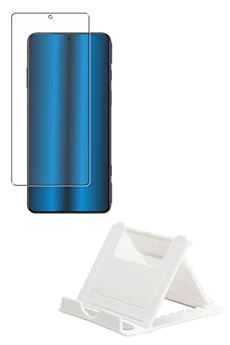 �y�t�B����+�X�^���h�z ClearView(�N���A�r���[) Black Shark 5 / 5 Pro�p�y �h�w�� �N���A �z �t�� �ی� �t�B���� + �~�j �܂肽���� �X�^���h �z���C�g