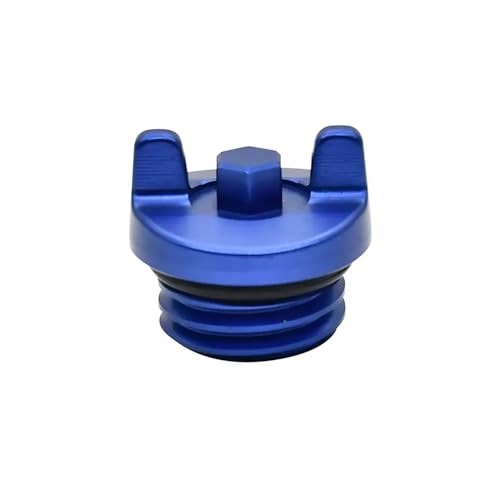 Tapón de aceite CNC mecanizado en aluminio azul para motos 2004-2022
