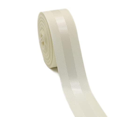 AHUI 25 mm / 38 mm 47 metrów rypsowa krawędź satynowe wstążki do rękodzieła DIY kokardki do włosów opakowanie prezent dekoracja ślubna