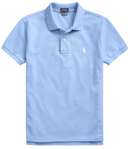 Image of Polo Ralph Lauren Women's Classic Fit Mesh Polo Shirt, HarborBlue, X-Small