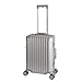 Produktbild Travelhouse Tokyo Alu Reisekoffer Silber Bordkoffer Hartschalenkoffer Reisegepäck Reisetrolley Trolley Handgepäckkoffer Kabinenkoffer 2X TSA Zahlenschloss Handgepäck 39L