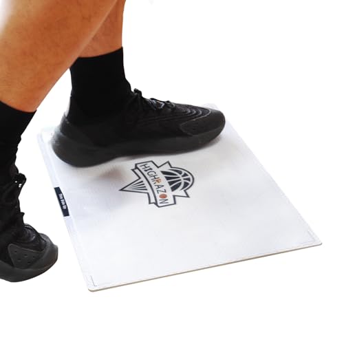 HIGHRAZON Courtside Basketball Shoe Grip Mat with 40 Sheets