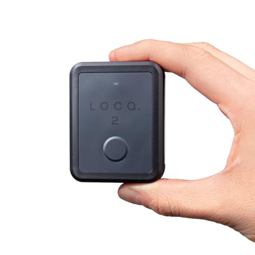Loca 2 GPS-Tracker - Kein Abonnement oder SIM-Karte - 3 Jahre Battereilebensdauer - Wasserdicht - Auto, Motor, Wohnmobil, Fahrrad & Boot - Abdeckung EU + 130 Länder