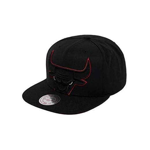 Mitchell & Ness BH72Q2 Snapback Cap Chicago Bulls svart
