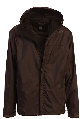 Gioberti Men's Waterproof Rain Jacket With Mesh Lining and Carrying Bag2