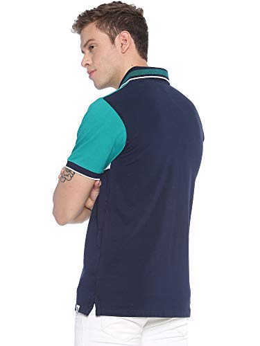 Image of ADRO Men's 100% Cotton Regular Fit Polo T-Shirt