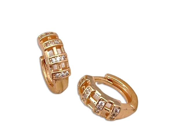 EMINENT TRADERS Gold Plated Latest Fancy Stylish Copper Zircon Bali Earrings for Women and Girls (EG-05) (B0CWRC2T1B) Amazon Price History, Amazon Price Tracker