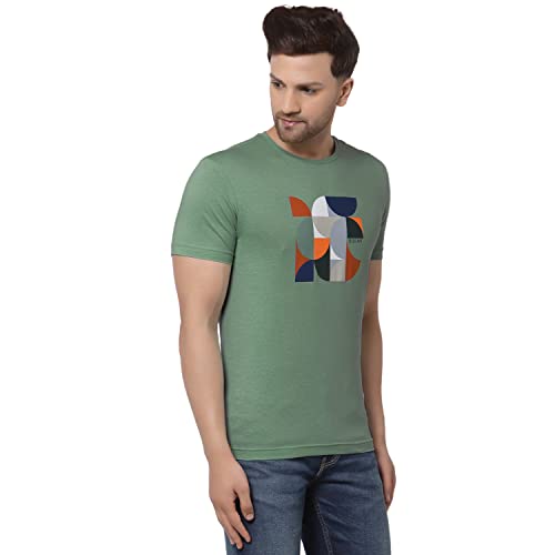 Image of Red Tape Printed Round Neck T-Shirt for Men | Premium Comfort | Versatile Everyday Essential