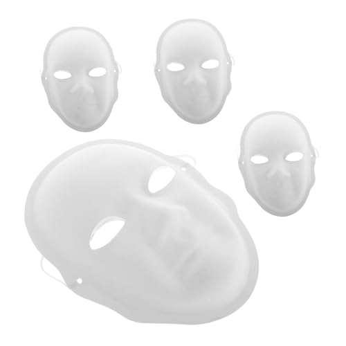 Veemoon 4Stücke DIY Pappmaché Masken
