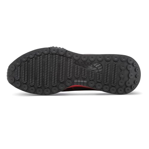 Puma Wild Rider Vintage Mens Shoes (8.5, Puma Black/High Risk Red, Numeric_8_Point_5)