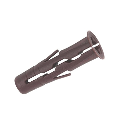 Brown Rawlplug Uno Wall 7mm x 30mm Fixings - 96 Pack - 68-560