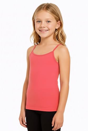 Image of Kurve Girl's Sleeveless Tank Top - Stretch Undershirts Cami Camisole, UV Protective Fabric, Rated UPF 50+ (Made in USA)