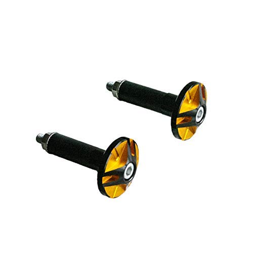 NEX Performance Universal Bar Ends, for 7/8" or 1" open end Bars, Black/Gold