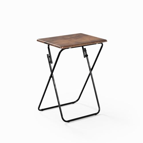 HOMYLIN Escritorio plegable para computadora, 48 x 38 x 66 cm, escritorio de estudio que ahorra espacio para oficina en casa, dormitorio, espacios pequeños, fácil montaje y almacenamiento, 2 unidades