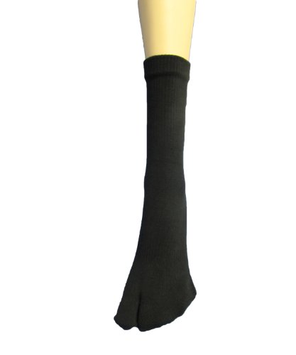Image of COUVER Quarter - Midcalf High Flip Flop, Split toe Socks for Women, Tabi Big Toe Socks