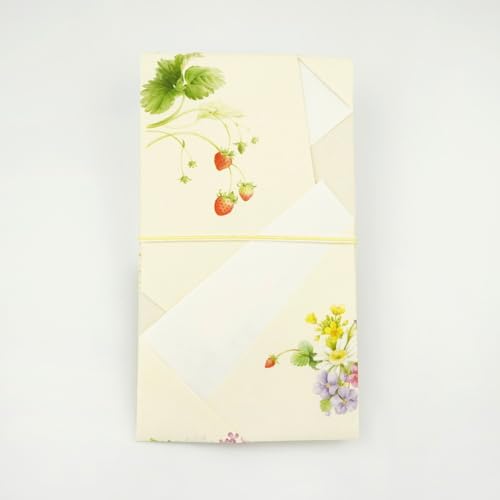 FRONTIA Envelopes tradicionais japoneses para dinheiro, morango e margarida, envelopes decorativos c