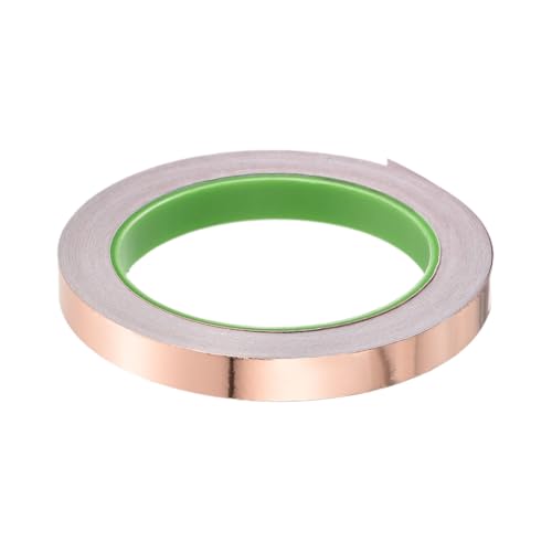 Image of PATIKIL Copper Foil Tape 0.47 Inch x 66 Feet 0.05mm Thick Double Sided Conductive Adhesive EMI Shielding for Electronics, Circuits, Grounding
