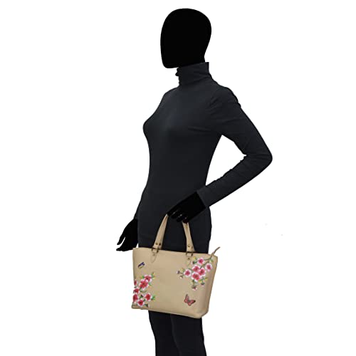 Image of Anuschka Women's Original Hand-Painted Genuine Leather Medium Tote