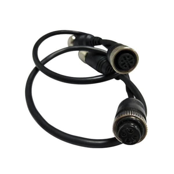 10pcs M12 4Pin Cable Female A Code to Gx12 4Pin Female Straight Extension Cable 30Cm AWG22