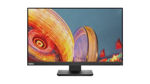 Lenovo ThinkVision E24q-20 LED display 60,5 cm [23.8] 2560 x 1440 Pixel Quad HD Nero (E24Q-20 23.8IN QHD IPS - 2560X1440 16:9 4MS 1000:1 300 NI)