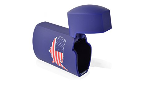 Foster Grant Gideon Rectangular Reading Glasses, Blue/Transparent, 64 mm, +2.00