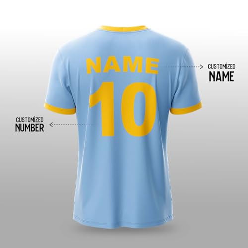 Image of YOURJERSEY India World Cup Jersey Collection 1992-2025 | Customised Cricket Jersey with Name & Number | Sizes 2Y to 4XL | Men, Women & Kids | Breathable Sportswear for Fans T-Shirt