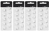 Open Domes Double Vent Hearing Aid for Oticon Replacements, 6mm Oticon Minifit Double Vent Bass Domes (4 Pack)