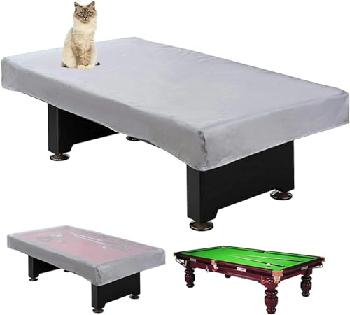 Cubierta rígida para mesa de billar impermeable de 7, 8 y 9 pies para exterior e interior 2