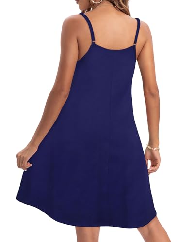 Image of JOELLYUS Womens Spaghetti Strap Dress Summer Dresses Beach Cover Ups Casual Sundresses with Pockets 2026