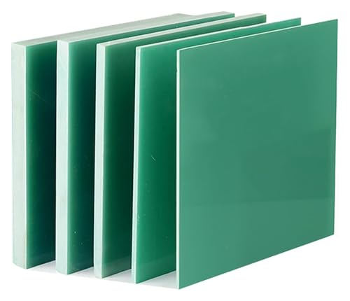 placa aislante, Verde agua 500x500m m 0.1-10m del tablero de aislamiento la fibra vidrio resina epoxy FR4 3024(500 * 500 * 1.5mm)