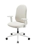 Mochi Chair Petite Ergonomic Chair — Comfortable Ergonomic Chair Designed Specifically for Women and Children, Height-Adjustable Chair is Suitable for Home, Office, and School environments (Cream)