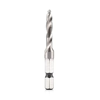 Hexagonal Handle Compound Tap Drill Bits M5 HSS 1/4in Hex Shank Drill ...