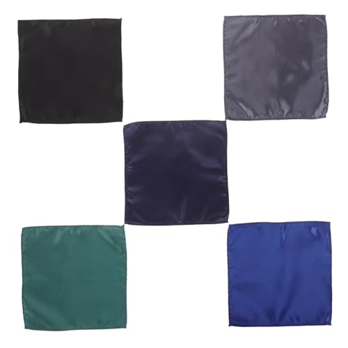 TENDYCOCO Elegant Men's Pocket Squares Handkerchiefs for Men Soft Wedding Formal Suit Accessories Timeless Design