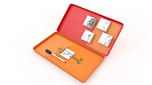Image of The Purple Cow- Droodle a Droodle Game- Magnetic Travel Game. Great for Travel and on-The-go. Get Ready, Sketch, Laugh! Perfect for Boys and Girls Activity.