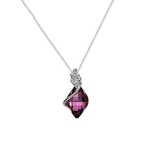 Collier fantôme bleu en argent sterling, bijou de créateur chic d'inspiration américaine