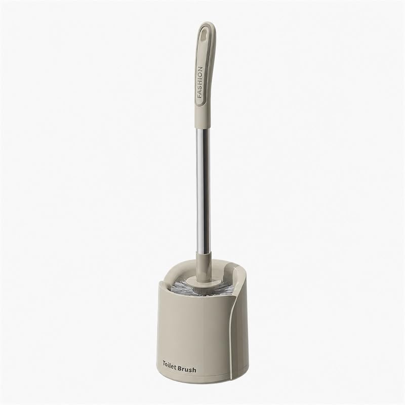 Toilet Brushes Holders with Under Rim Scrubber