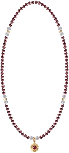 Image of Five Elements 18K Gold Vermeil 3 Layered Crystal Gemstone Beads Bracelet & Necklace for women Solid 925 Sterling Silver 18K Gold or White Gold Plated jewelry