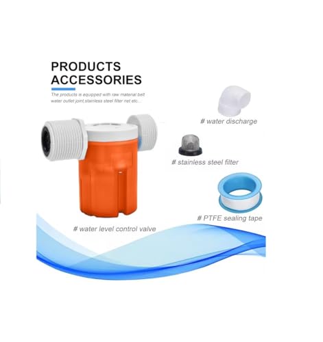 Image of MSR 1'' Automatic Water Level Control Valve | High-Pressure Nylon | Inside Type, Side Inner (2)