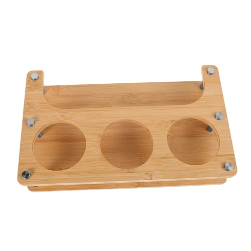 Portable Wooden Spice Holder Multi-functional Seasoning Organizer Rack for Kitchen Storage for Salt Oil Vinegar Soy Sauce Bottles Stylish Design Aesthetic