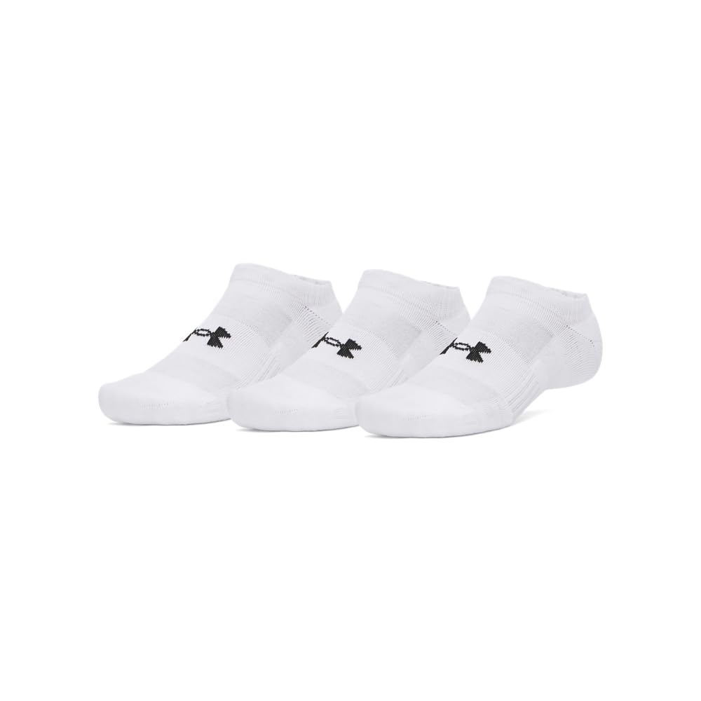 Under Armour Performance Cotton No Show Socks 3 Pack