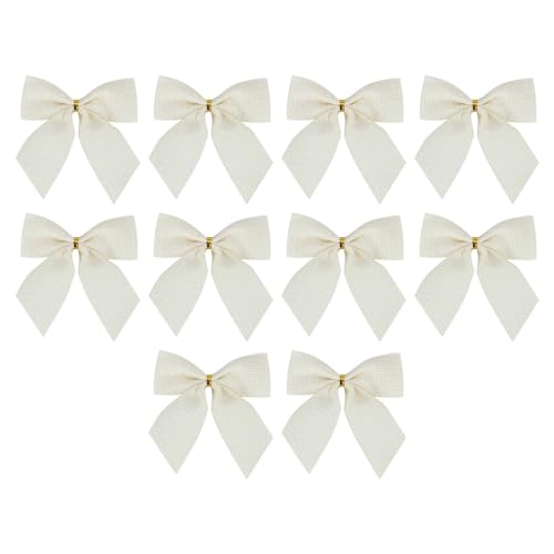 10 Stück Schleifen Weihnachten Weihnachtsbaum Schleifen...